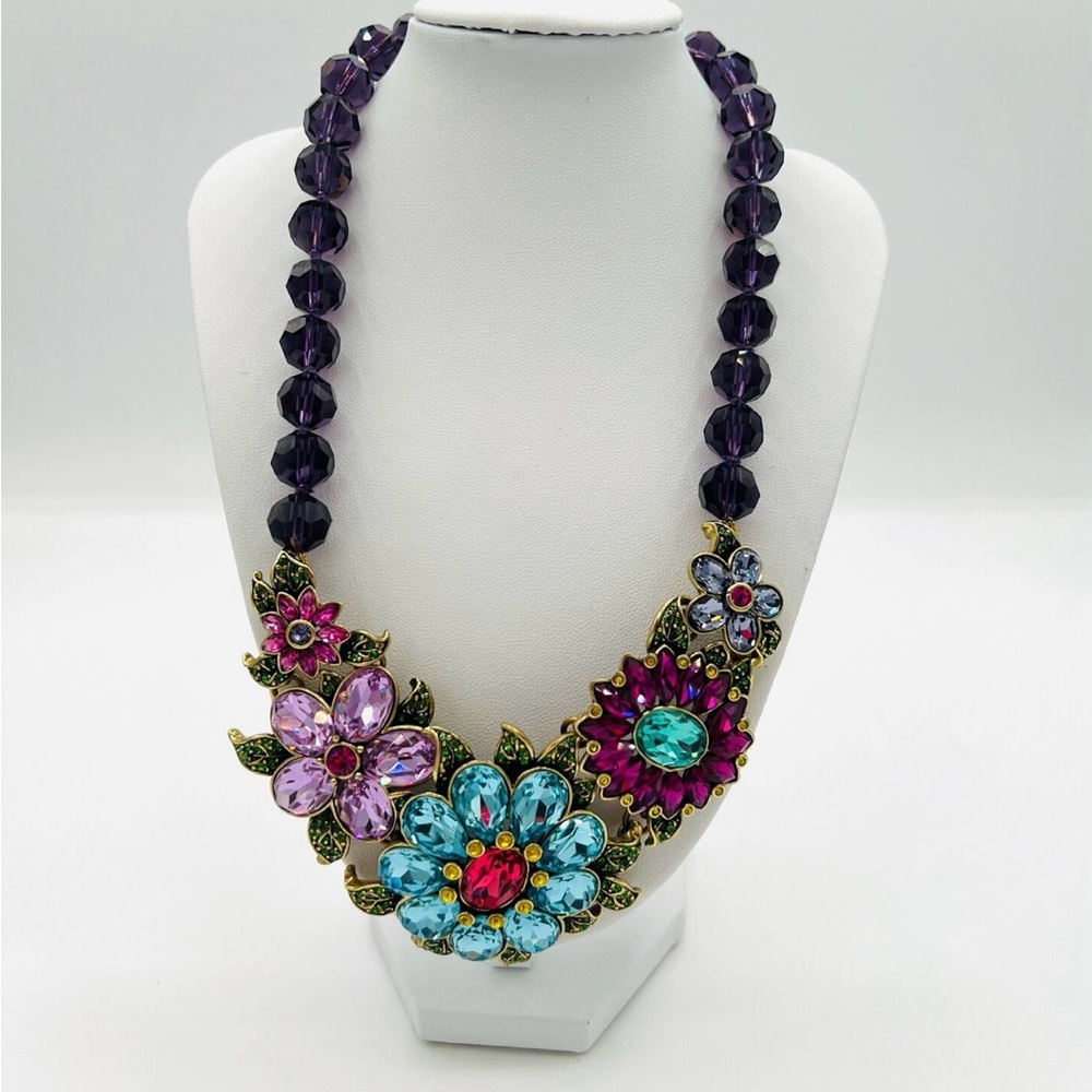 Heidi Dauss Crystal Flower Necklace